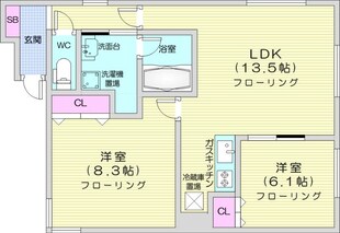 新川駅 徒歩10分 3階の物件間取画像